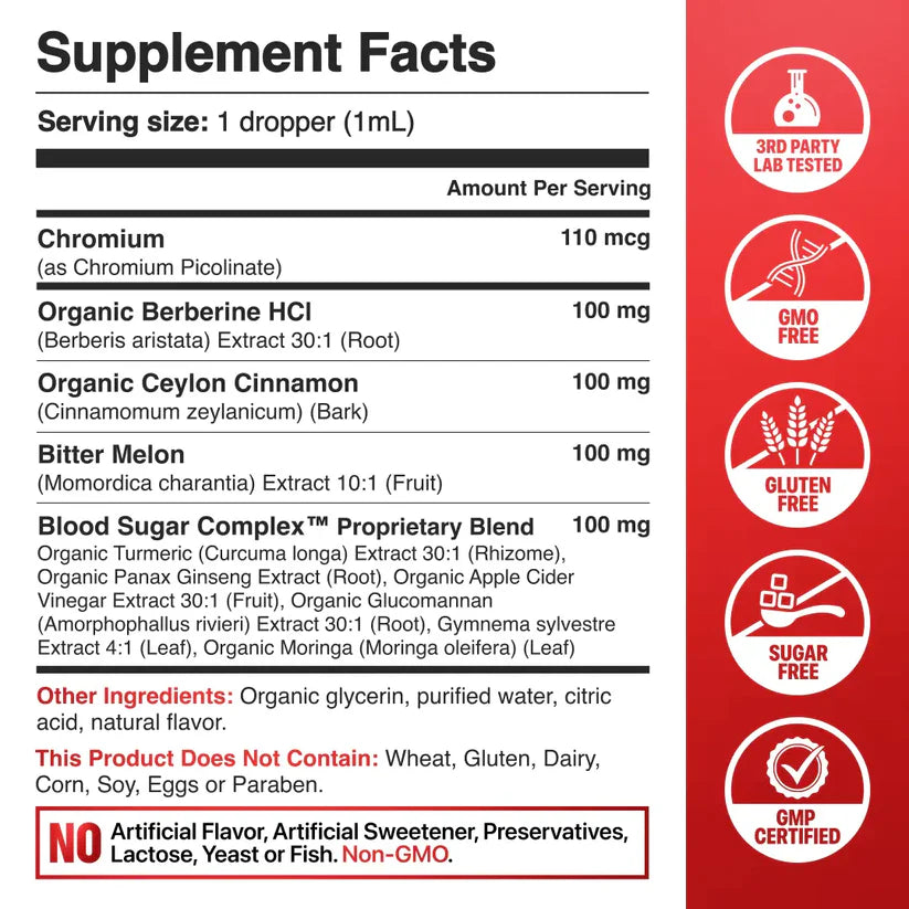 Berberine + Ceylon Cinnamon Blood Sugar Regulator