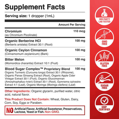 Berberine + Ceylon Cinnamon Blood Sugar Regulator