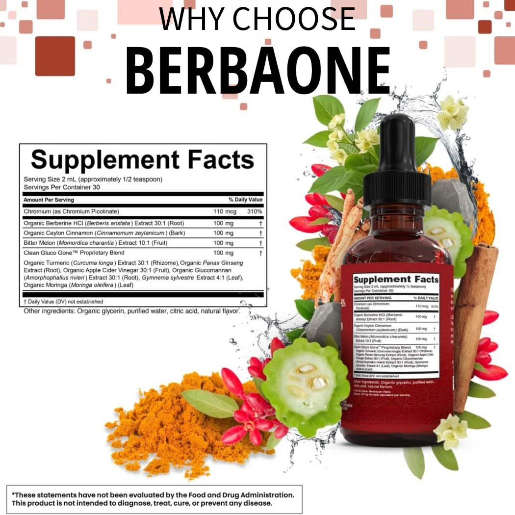 Berberine + Ceylon Cinnamon Blood Sugar Regulator