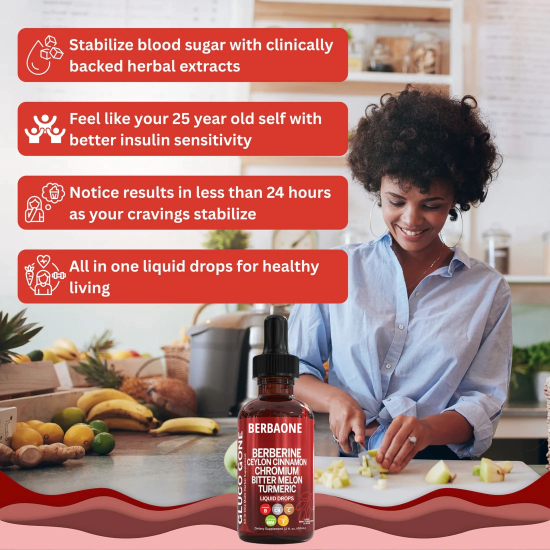 Berberine + Ceylon Cinnamon Blood Sugar Regulator