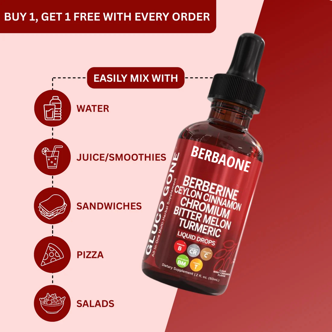 Berberine + Ceylon Cinnamon Blood Sugar Regulator