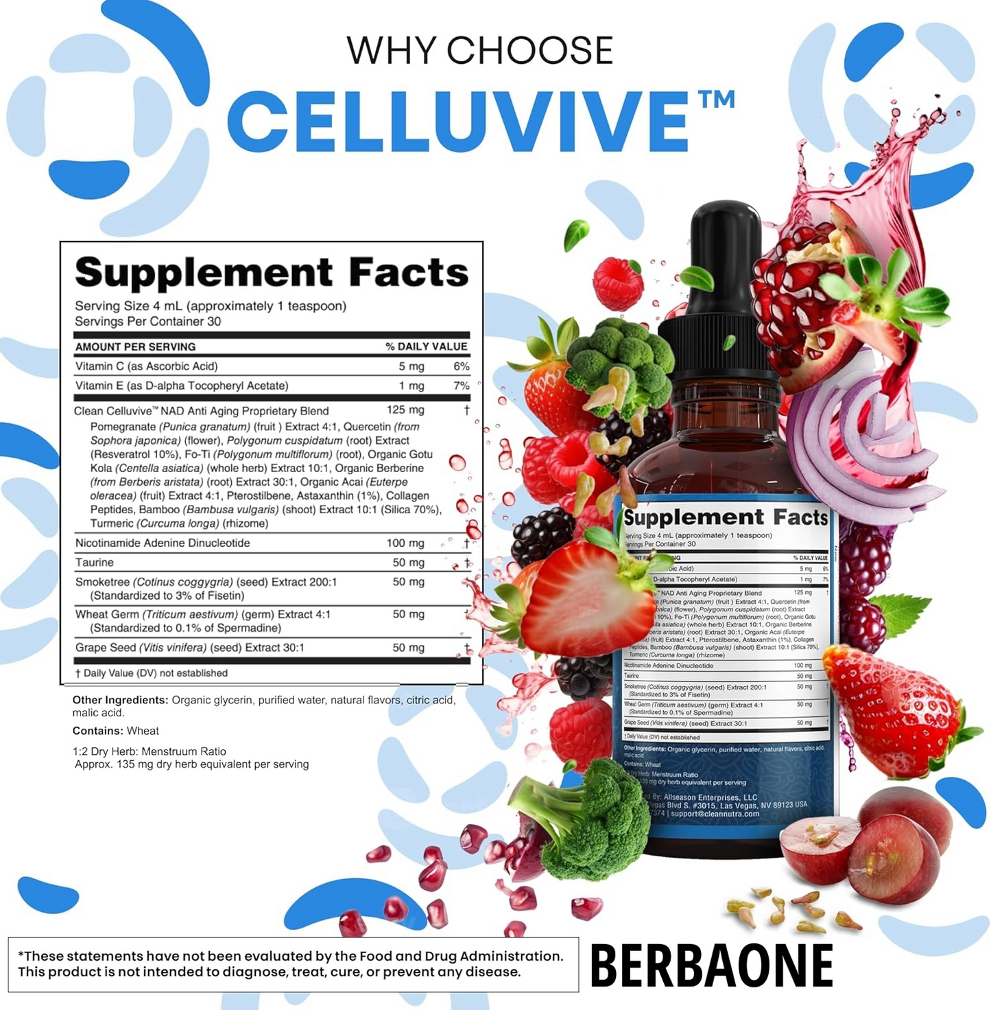 Cellular Revive Liquid Supplement Drops